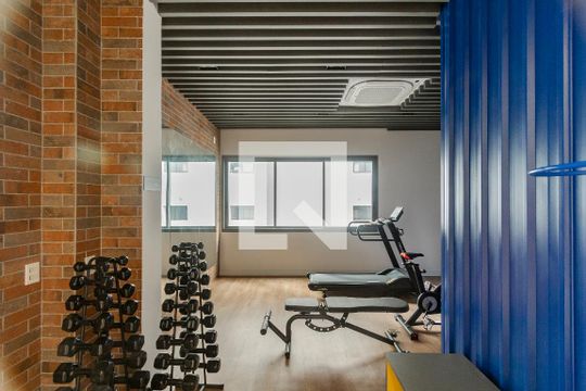 Área comum de apartamento para alugar com 1 quarto, 34m² em Jardim das Acacias, São Paulo