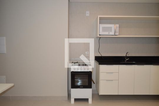 Cozinha de kitnet/studio para alugar com 1 quarto, 28m² em Vila Mariana, São Paulo
