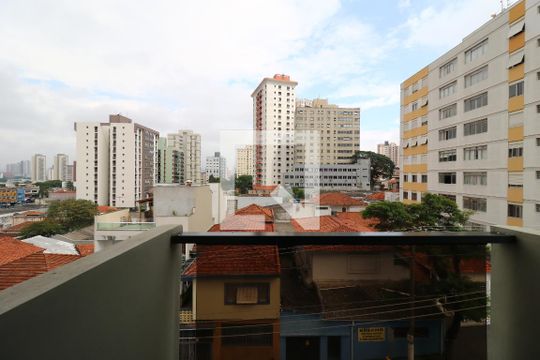 Sacada da Suíte 1 de apartamento à venda com 3 quartos, 130m² em Vila Assunção, Santo André
