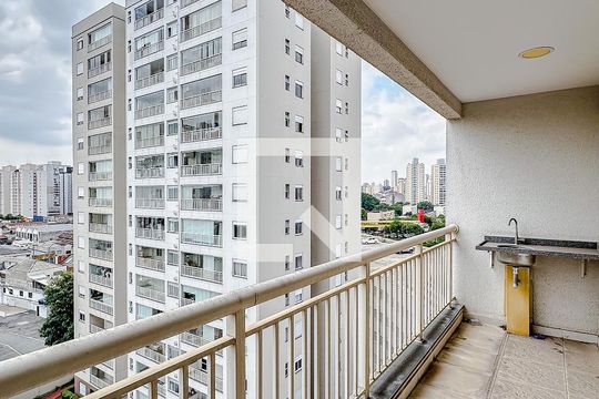 Varanda da Sala de apartamento à venda com 2 quartos, 64m² em Mooca, São Paulo