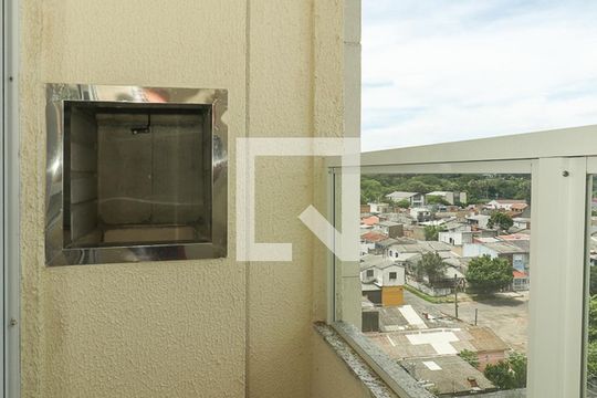 Varanda da Sala de apartamento à venda com 2 quartos, 50m² em Costa E Silva, Porto Alegre
