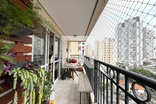 Varanda de apartamento à venda com 2 quartos, 105m² em Chácara Inglesa, São Paulo