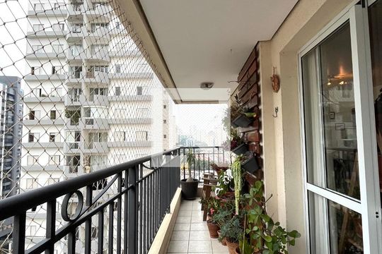 Varanda de apartamento à venda com 2 quartos, 105m² em Chácara Inglesa, São Paulo