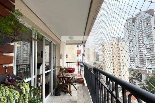 Varanda de apartamento à venda com 2 quartos, 105m² em Chácara Inglesa, São Paulo