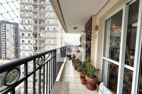 Varanda de apartamento à venda com 2 quartos, 105m² em Chácara Inglesa, São Paulo