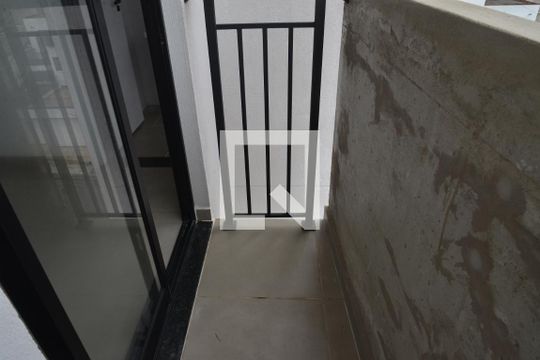 Varanda da Sala de apartamento à venda com 1 quarto, 39m² em Campestre, Santo André