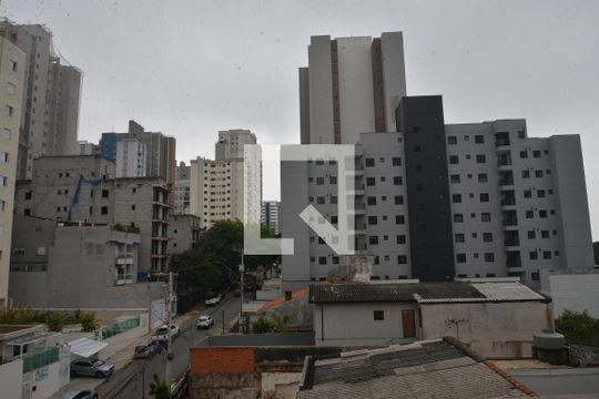 Varanda da Sala de apartamento à venda com 1 quarto, 39m² em Campestre, Santo André