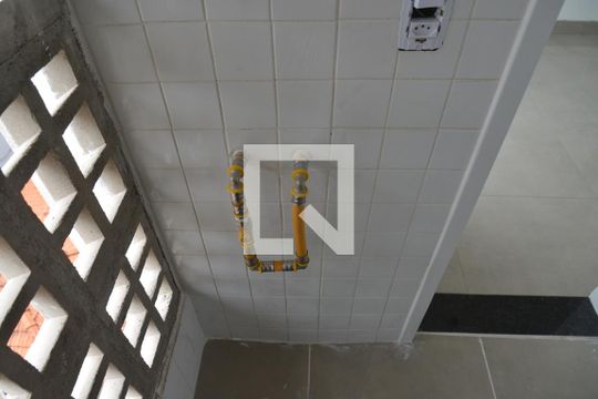 Área de Serviço de apartamento à venda com 1 quarto, 39m² em Campestre, Santo André