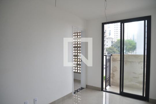 Sala de apartamento à venda com 1 quarto, 39m² em Campestre, Santo André