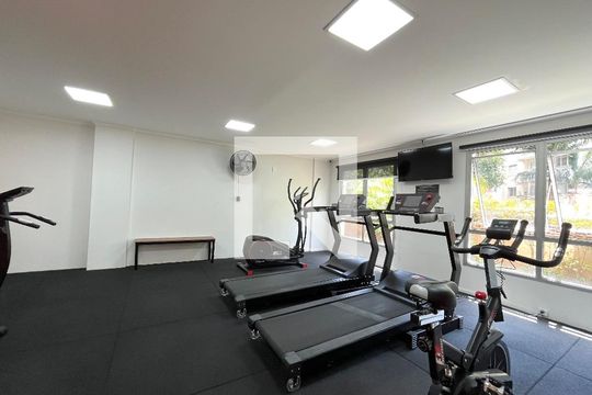 Área comum - Academia de apartamento para alugar com 1 quarto, 51m² em Parque Imperial, São Paulo