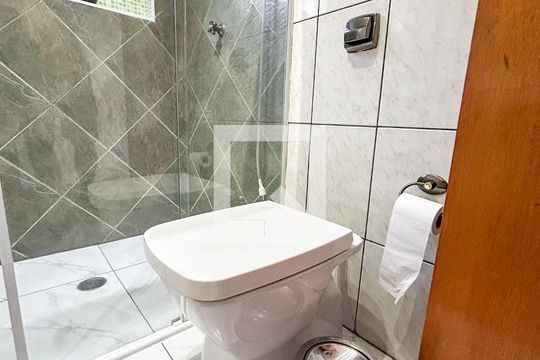 Banheiro da Suíte de casa à venda com 3 quartos, 165m² em Vila do Castelo, São Paulo