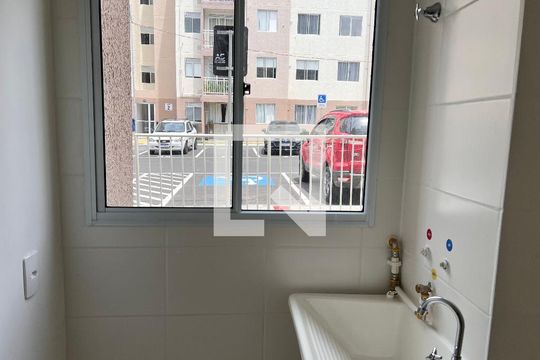 Vista - Área de Serviço de apartamento à venda com 2 quartos, 43m² em Curicica, Rio de Janeiro