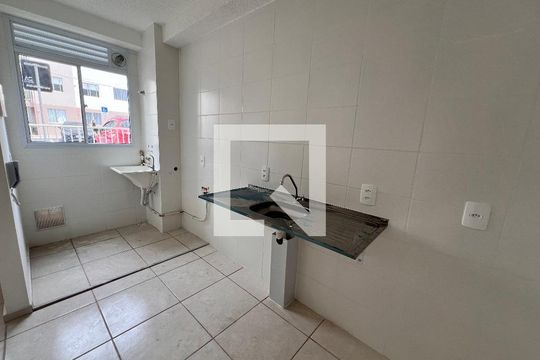 Cozinha de apartamento à venda com 2 quartos, 43m² em Curicica, Rio de Janeiro