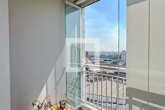 Varanda da Sala de apartamento à venda com 3 quartos, 65m² em Catumbi, São Paulo