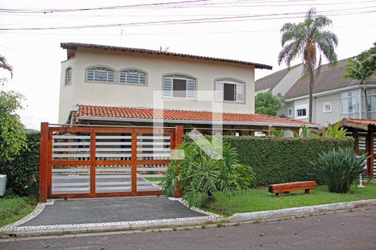 Fachada de casa de condomínio à venda com 4 quartos, 440m² em Condomínio Vista Alegre, Vinhedo