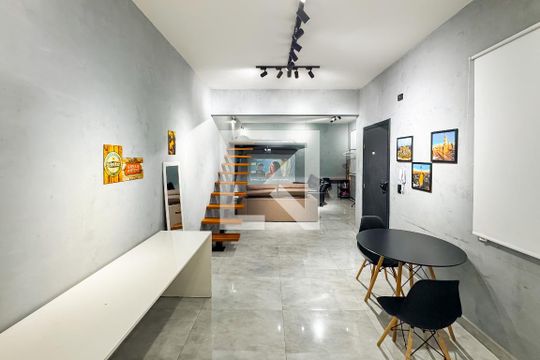 Cozinha de apartamento à venda com 1 quarto, 44m² em Centro Histórico de São Paulo, São Paulo