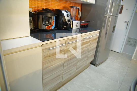 Cozinha - Armários de apartamento à venda com 2 quartos, 80m² em Centro, São Bernardo do Campo