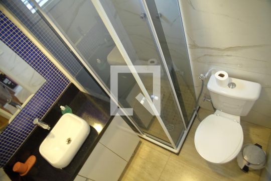 Banheiro da Suíte de apartamento à venda com 2 quartos, 80m² em Centro, São Bernardo do Campo
