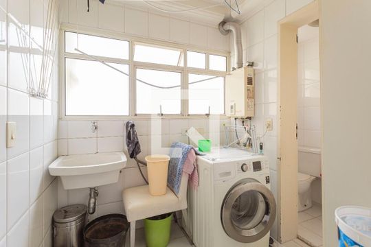 Área de Serviço de apartamento à venda com 3 quartos, 103m² em Indianópolis, São Paulo