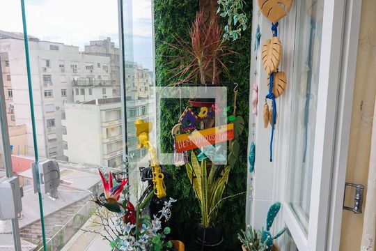 Varanda da Sala de apartamento à venda com 3 quartos, 142m² em Santana, Porto Alegre
