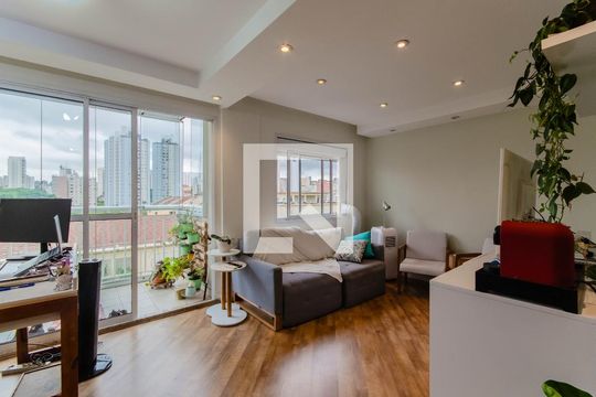 Sala de apartamento à venda com 2 quartos, 64m² em Cambuci, São Paulo