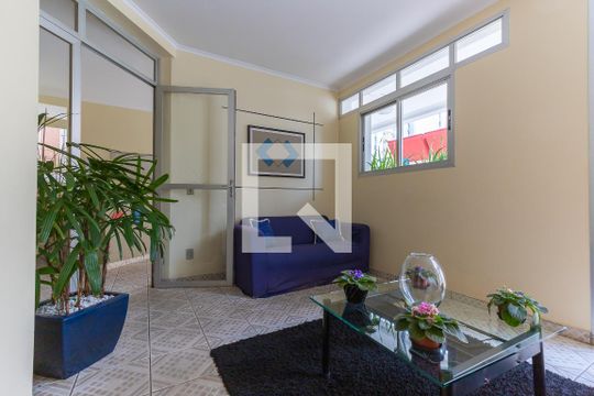 Área comum - Hall social de apartamento para alugar com 1 quarto, 55m² em Botafogo, Campinas