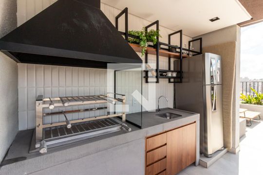 Churrasqueira de kitnet/studio à venda com 1 quarto, 48m² em Vila Buarque, São Paulo