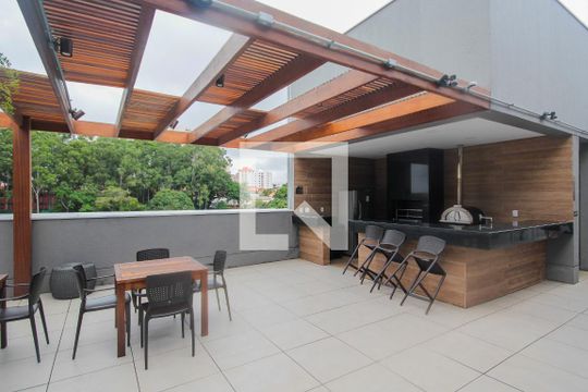 area gourmet de apartamento à venda com 2 quartos, 55m² em Vila Dom Pedro I, São Paulo