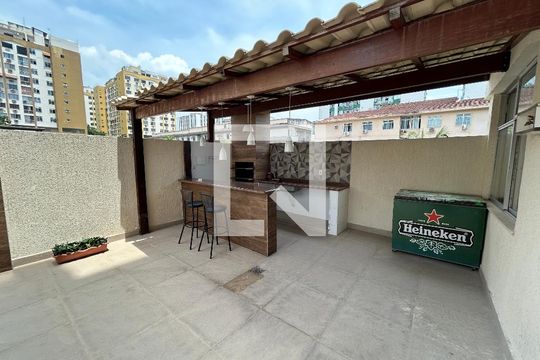 Área comum - Churrasqueira de apartamento à venda com 2 quartos, 76m² em Méier, Rio de Janeiro