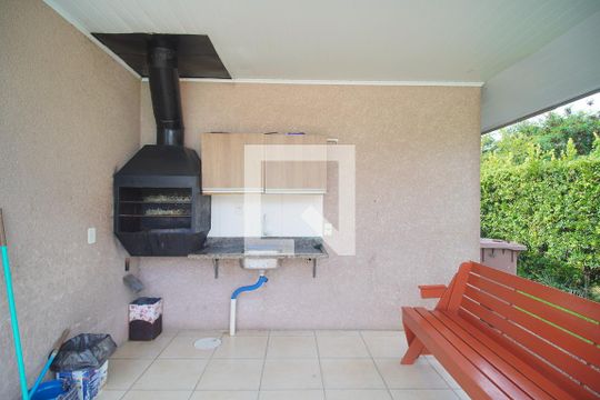 Área comum - Churrasqueira de apartamento à venda com 2 quartos, 65m² em São Jorge, Novo Hamburgo