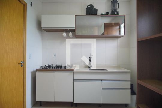 Cozinha de apartamento à venda com 2 quartos, 65m² em São Jorge, Novo Hamburgo