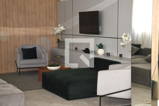 Área comum - Sala de TV de apartamento para alugar com 1 quarto, 34m² em Jardim Taquaral, São Paulo