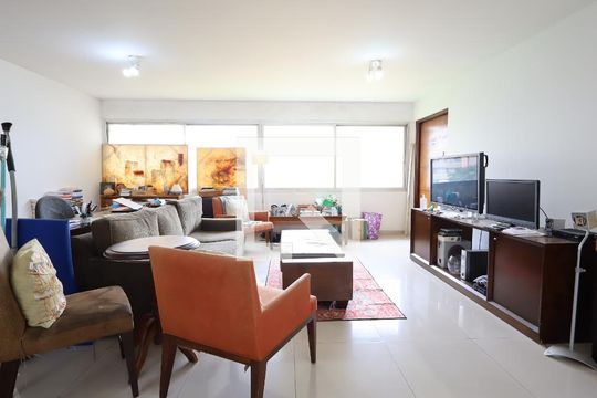 Sala de apartamento à venda com 3 quartos, 140m² em Jardim Ampliacao, São Paulo