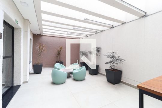 Área comum - Churrasqueira de apartamento para alugar com 1 quarto, 38m² em Vila Mazzei, São Paulo