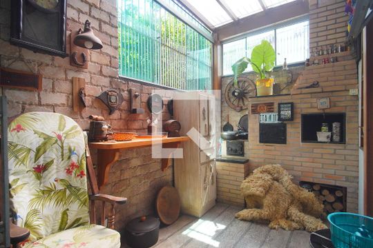 Espaço Gourmet de casa à venda com 3 quartos, 270m² em Primavera, Novo Hamburgo