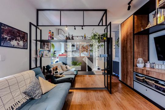 Sala de apartamento à venda com 1 quarto, 35m² em Ipiranga, São Paulo