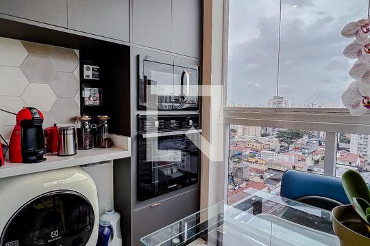 Varanda e Área de Serviço de apartamento à venda com 1 quarto, 35m² em Ipiranga, São Paulo