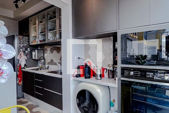 Varanda e Área de Serviço de apartamento à venda com 1 quarto, 35m² em Ipiranga, São Paulo
