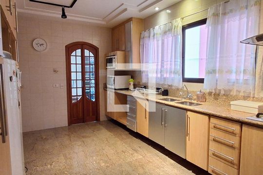 Cozinha de apartamento à venda com 4 quartos, 205m² em Vila Caminho do Mar, São Bernardo do Campo