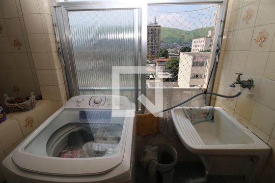 Área de Serviço de apartamento à venda com 2 quartos, 74m² em Irajá, Rio de Janeiro