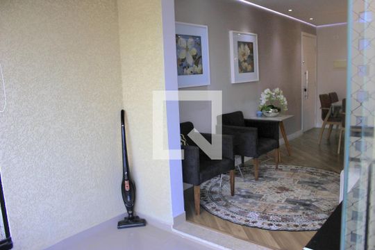 Varanda da Sala de apartamento à venda com 3 quartos, 76m² em Picanço, Guarulhos