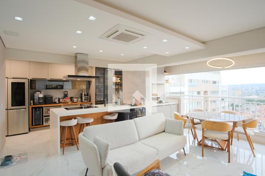 Sala de apartamento à venda com 3 quartos, 102m² em Tatuapé, São Paulo