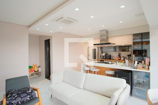 Sala de apartamento à venda com 3 quartos, 102m² em Tatuapé, São Paulo