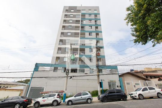 Fachada do Condomínio de kitnet/studio para alugar com 1 quarto, 15m² em Cidade Antônio Estêvão de Carvalho, São Paulo