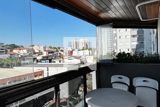 Varanda da  Sala de apartamento à venda com 5 quartos, 390m² em Vila Gilda, Santo André