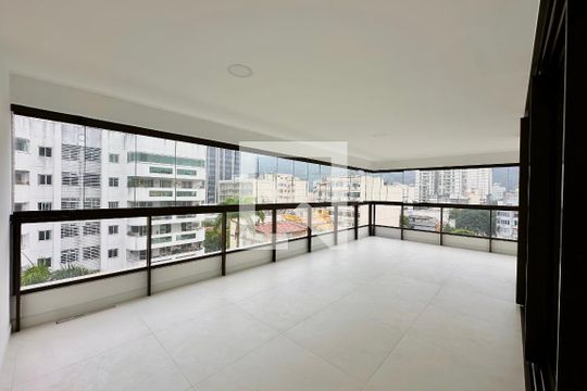 Sala/Varanda de apartamento à venda com 3 quartos, 166m² em Botafogo, Rio de Janeiro