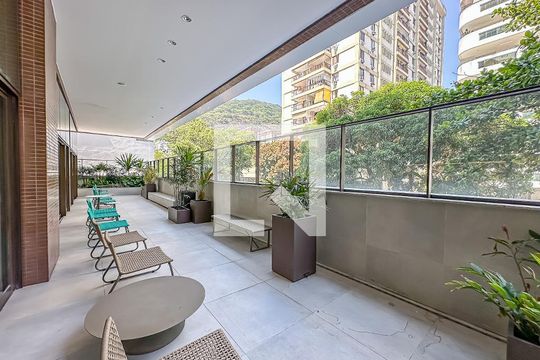 Área comum de apartamento à venda com 3 quartos, 166m² em Botafogo, Rio de Janeiro