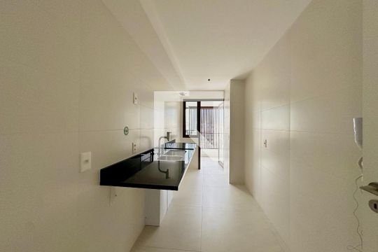 Cozinha de apartamento à venda com 3 quartos, 166m² em Botafogo, Rio de Janeiro