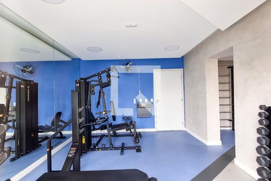Área comum - Academia de kitnet/studio para alugar com 1 quarto, 25m² em Vila Andrade, São Paulo