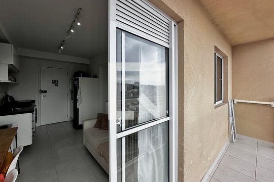 Sacada de apartamento à venda com 1 quarto, 27m² em Vila das Belezas, São Paulo